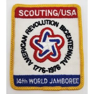 Boy Scout World Jamboree 1776-1976 US Contingent‎ Jacket Patch BSA